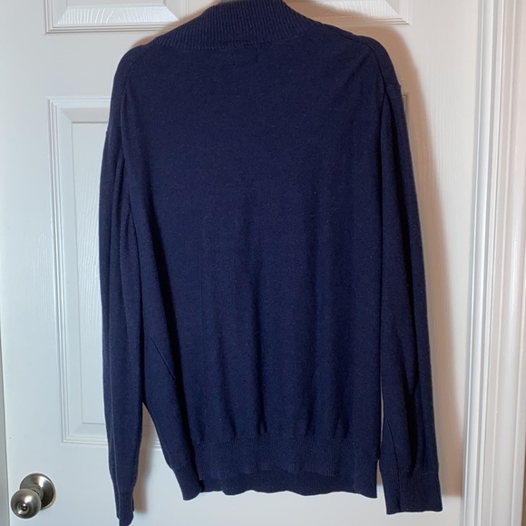 British Khaki Half-Zip Pullover Sweater Size 3XL Big and Tall - Picture 4 of 6